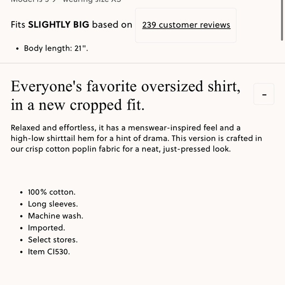 J.Crew Étienne cropped button-up shirt in cotton poplin - Picture 3 of 7